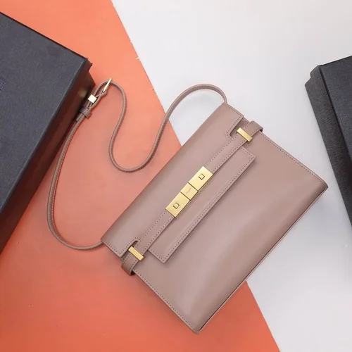 YSL Original Manhattan Shoulder Bag Authentic Leather