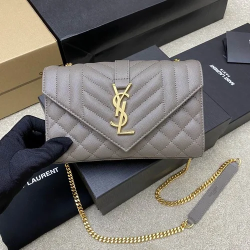 11 YSL Monogram Medium Chain Bag Women Luxury Leather