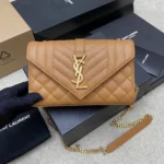 11 YSL Monogram Medium Chain Bag Women Luxury Leather