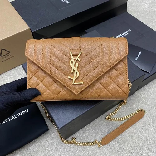 11 YSL Monogram Medium Chain Bag Women Luxury Leather
