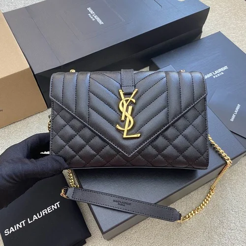 11 YSL Monogram Medium Chain Bag Women Luxury Leather