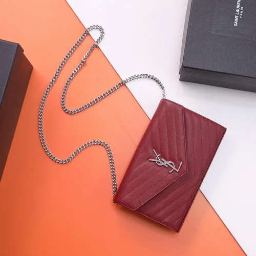 11 YSL Monogram Medium Chain Bag Women Luxury Leather