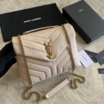 YSL Original Monogramme College Bag Authentic Quilted