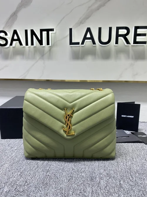 YSL Original Monogramme College Bag Authentic Quilted