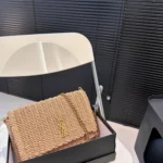 11 YSL Niki Medium Chain Bag Women Luxury Crinkled Leather