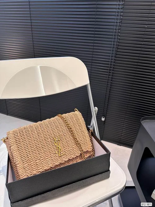 11 YSL Niki Medium Chain Bag Women Luxury Crinkled Leather