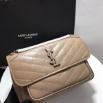 11 YSL Niki Medium Chain Bag Women Luxury Crinkled Leather