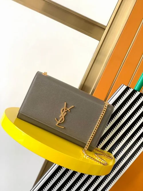 11 YSL Niki Medium Chain Bag Women Luxury Crinkled Leather