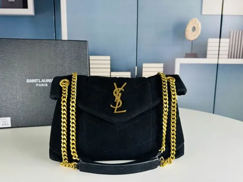 11 YSL Niki Medium Chain Bag Women Luxury Crinkled Leather