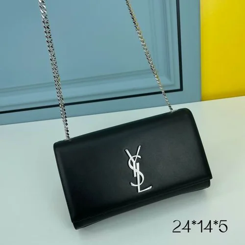 11 YSL Niki Medium Chain Bag Women Luxury Crinkled Leather