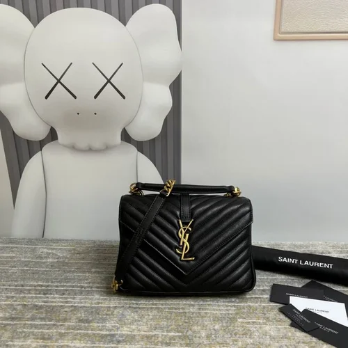 YSL Original Niki Chain Bag Authentic Crinkled Leather