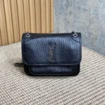 YSL Original Niki Chain Bag Authentic Crinkled Leather