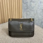 YSL Original Niki Chain Bag Authentic Crinkled Leather