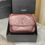 YSL Original Niki Chain Bag Authentic Crinkled Leather