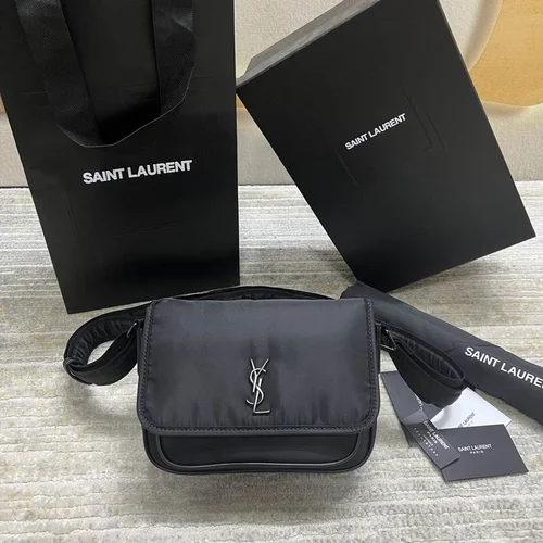 YSL Original Niki Chain Bag Authentic Crinkled Leather