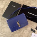 YSL Original Sunset Medium Chain Bag Authentic Leather