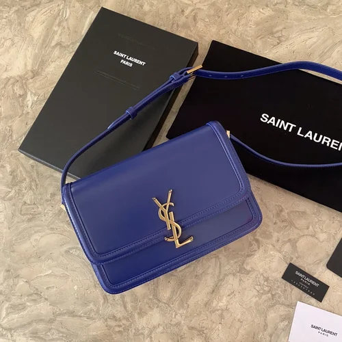 YSL Original Sunset Medium Chain Bag Authentic Leather