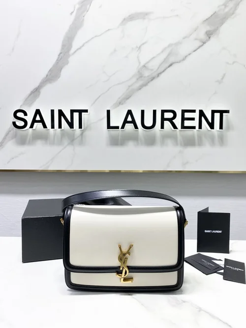 YSL Original Sunset Medium Chain Bag Authentic Leather