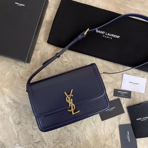 YSL Original Sunset Medium Chain Bag Authentic Leather