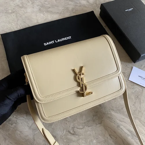 YSL Original Sunset Medium Chain Bag Authentic Leather