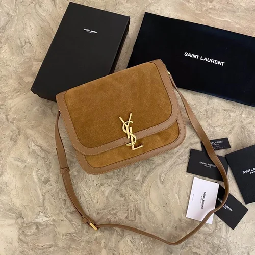 YSL Original Sunset Medium Chain Bag Authentic Leather
