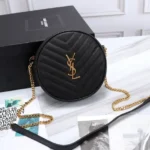 11 YSL Vinyle Round Camera Bag Women Luxury Patent Leather