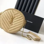 11 YSL Vinyle Round Camera Bag Women Luxury Patent Leather