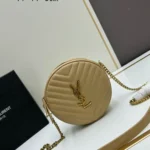 11 YSL Vinyle Round Camera Bag Women Luxury Patent Leather