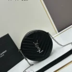 11 YSL Vinyle Round Camera Bag Women Luxury Patent Leather