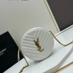 11 YSL Vinyle Round Camera Bag Women Luxury Patent Leather