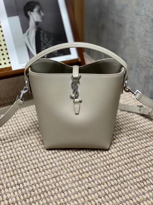 YSL Original Bucket Bag Authentic Leather Luxury