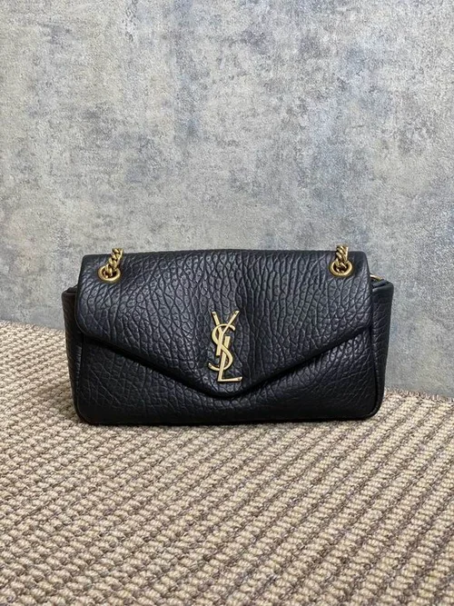 YSL Original Calypso Shoulder Bag Authentic Leather