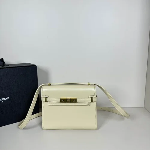 11 YSL Manhattan Medium Shoulder Bag Women Luxury Leather