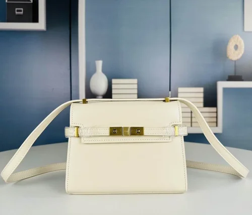 11 YSL Manhattan Medium Shoulder Bag Women Luxury Leather