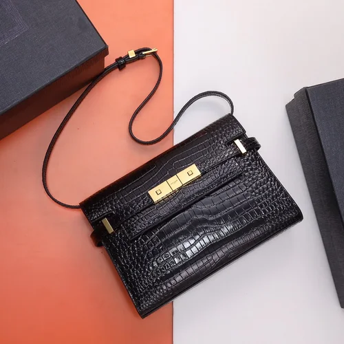 11 YSL Manhattan Medium Shoulder Bag Women Luxury Leather