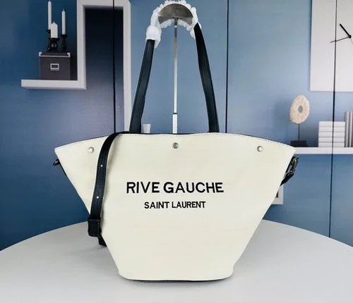 11 YSL Maxi Shopping Tote Bag Women Luxury Canvas