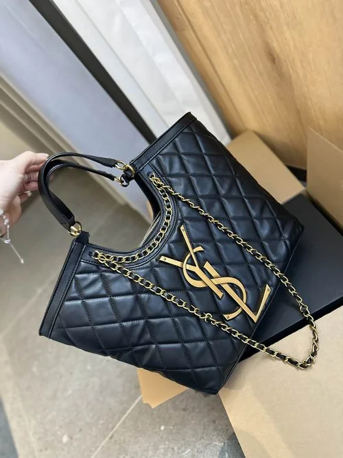 11 YSL Maxi Shopping Tote Bag Women Luxury Canvas