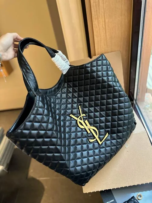 11 YSL Maxi Shopping Tote Bag Women Luxury Canvas