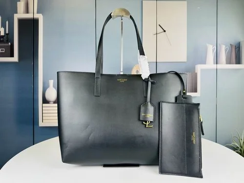 11 YSL Maxi Shopping Tote Bag Women Luxury Canvas