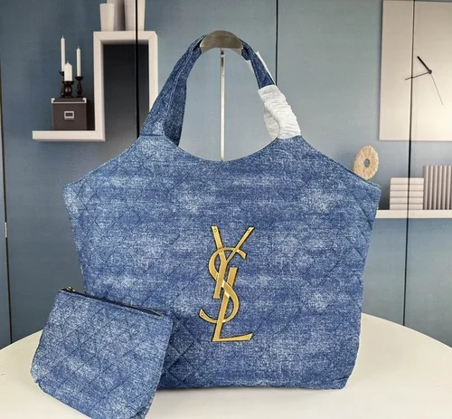 11 YSL Maxi Shopping Tote Bag Women Luxury Canvas