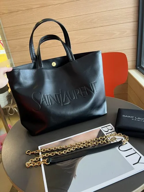 11 YSL Maxi Shopping Tote Bag Women Luxury Canvas