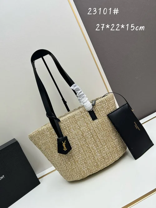 11 YSL Maxi Shopping Tote Bag Women Luxury Canvas