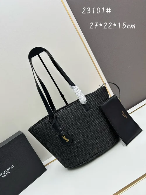 11 YSL Maxi Shopping Tote Bag Women Luxury Canvas