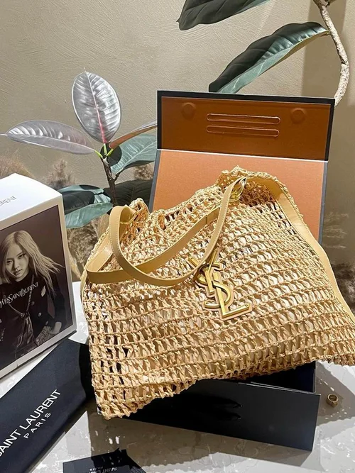 11 YSL Maxi Shopping Tote Bag Women Luxury Canvas