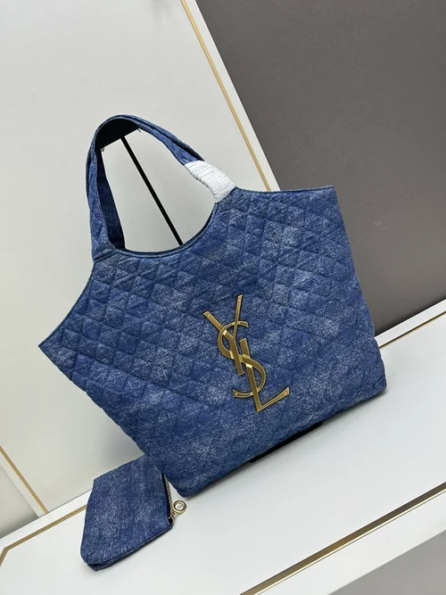11 YSL Maxi Shopping Tote Bag Women Luxury Canvas