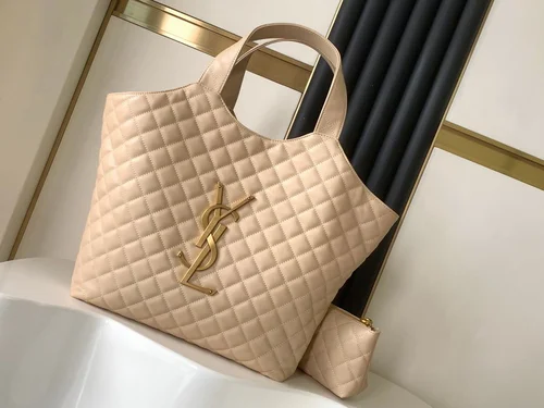 11 YSL Maxi Shopping Tote Bag Women Luxury Canvas