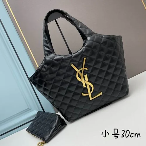 11 YSL Maxi Shopping Tote Bag Women Luxury Canvas
