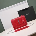 11 YSL Medium Sunset Chain Bag Women Luxury Leather