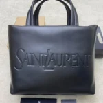 YSL Original Niki Shopping Tote Authentic Crinkled Leather