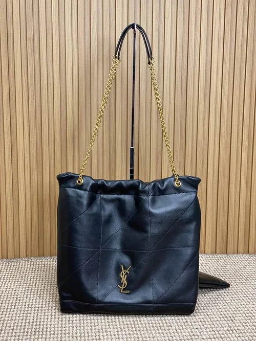 YSL Original Niki Shopping Tote Authentic Crinkled Leather